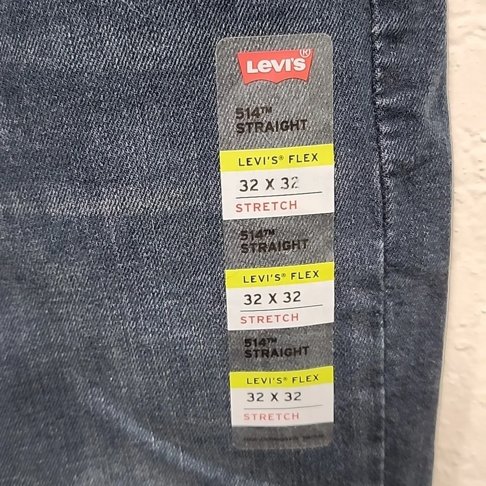 NWT Levi"s 514 Straight Flex Men Jean SZ. 32x32 Stretch - Picture 4 of 8